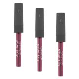 ALIX AVIEN Uzun Süre Kalıcı Kadifemsi Kuruma Yapmayan Mat Likit Ruj - Matte Liquid Lipstick 518 Burgundy (3 paketi)