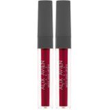 ALIX AVIEN Uzun Süre Kalıcı Kadifemsi Kuruma Yapmayan Mat Likit Ruj - Matte Liquid Lipstick 523 Berry Red (2 paketi)