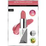 Alix Avien Uzun Süre Kalıcı Nemlendirici Pürüzsüz Etkili Yarı Mat Ruj - Satin Touch Lipstick 805 Cotton Rose