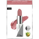 Alix Avien Uzun Süre Kalıcı Nemlendirici Pürüzsüz Etkili Yarı Mat Ruj - Satin Touch Lipstick 809 Roasted Pink