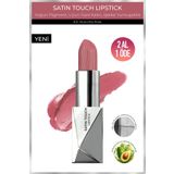 Alix Avien Uzun Süre Kalıcı Nemlendirici Pürüzsüz Etkili Yarı Mat Ruj - Satin Touch Lipstick 813 Teracotta Rose