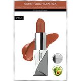 Alix Avien Uzun Süre Kalıcı Nemlendirici Pürüzsüz Etkili Yarı Mat Ruj - Satin Touch Lipstick 815 Ancient Copper