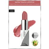 Alix Avien Uzun Süre Kalıcı Nemlendirici Pürüzsüz Etkili Yarı Mat Ruj - Satin Touch Lipstick 816 Geniue Pink