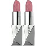 Alix Avien Uzun Süre Kalıcı Nemlendirici Pürüzsüz Etkili Yarı Mat Ruj Satin Touch Lipstick 821 Esthetic Maroon (2 paketi)