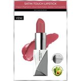 Alix Avien Uzun Süre Kalıcı Nemlendirici Pürüzsüz Etkili Yarı Mat Ruj - Satin Touch Lipstick 822 Vivid Aurburn