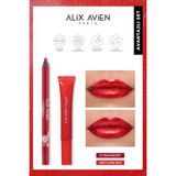Alix Avien Uzun Süre Kalıcı Suya Dayanıklı Kırmızı Dudak Nemlendiricili Dolgunlaştırıcı Lipgloss Seti