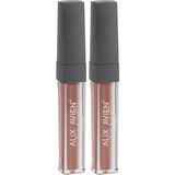 ALIX AVIEN Uzun Süre Kalıcı Yapışkan His Bırakmayan Nemlendirici Dudak Parlatıcısı - Lipgloss 02 Dusty Rose (2 paketi)
