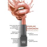 Alix Avien Uzun Süre Kalıcı Yoğun Renk Veren Nemlendirici Parlak Ruj - Glossy Lipstick 303 Nude Rose