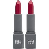 ALIX AVIEN Uzun Süre Kalıcı Yoğun Renk Veren Nemlendirici Parlak Ruj - Glossy Lipstick 317 Bright Fuchsia (2 paketi)