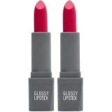 ALIX AVIEN Uzun Süre Kalıcı Yoğun Renk Veren Nemlendirici Parlak Ruj - Glossy Lipstick 318 Deep Fuchsia (2 paketi)