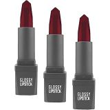 ALIX AVIEN Uzun Süre Kalıcı Yoğun Renk Veren Nemlendirici Parlak Ruj - Glossy Lipstick 322 Cranberry (3 paketi)