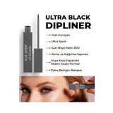 Alix Avien Uzun Süre Kalıcı,suya Dayanıklı,yoğun Pigmentli Keçe Uçlu Siyah Likit Eyeliner- Ultra Black Dipliner