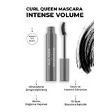 Alix Avien Uzunluk Verici Ve Besleyici Siyah Maskara Curl Queen Mascara