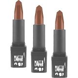 ALIX AVIEN Yoğun Renk Veren Uzun Süre Kalıcı Nemlendirici Kadifemsi Mat Ruj - Matte Lipstick 404 Warm Caramel (3 paketi)