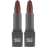 ALIX AVIEN Yoğun Renk Veren Uzun Süre Kalıcı Nemlendirici Kadifemsi Mat Ruj - Matte Lipstick 413 Dusty Plum (2 paketi)