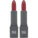 ALIX AVIEN Yoğun Renk Veren Uzun Süre Kalıcı Nemlendirici Kadifemsi Mat Ruj - Matte Lipstick 415 Dusty Pink (2 paketi)