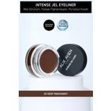 Alix Avien Yüksek Pigmentli Suya Dayanıklı Uzun Süre Kalıcı Mat Jel Eyeliner - Intense Gel Liner 02 Deep Mohang