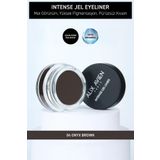 Alix Avien Yüksek Pigmentli Suya Dayanıklı Uzun Süre Kalıcı Mat Jel Eyeliner - Intense Gel Liner 04 Onyx Brown