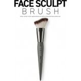 Alix Avien Yüz Hattı Şekillendirici Fırça - Kontür, Bronzer ve Allık Uygulama Fırçası - Face Sculpt Brush - Gri