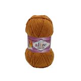 Alize 02 Hardal 5'li Cotton Gold El Örgü İpi