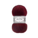 Alize 057 Bordo Superlana Tığ El Örgü İpi