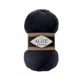 Alize 060 Siyah Lanagold El Örgü İpi