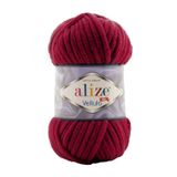 Alize 107 Vişne Velluto 100 gr El Örgü İpi