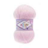 Alize 185 Açık Pembe Şekerim Bebe El Örgü İpi