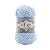 Alize 218 Bebe Mavi Velluto 100 gr El Örgü İpi