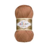 Alize 261 Kızıl Kahve 5'li Diva El Örgü İpi