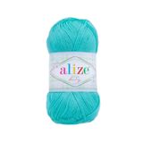 Alize 287 turkuaz 5'li Puffy El Örgü İpi