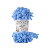 Alize 289 Orta Mavi 5'li Puffy El Örgü İpi