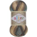 Alize 3307 Diva Batik Mavimsi Örgü İpi
