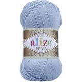 Alize 350 Diva 5 Adet Deniz Mavisi Örgü İpi