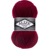 Alize 390 Vişne Superlana Maxi Örgü İpi