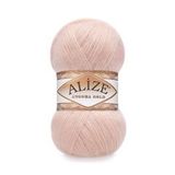 Alize 404 Şampanya 5'li Angora Gold Simli El Örgü İpi