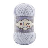Alize 416 Gri 100 gr Velluto El Örgü İpi