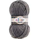 Alize 5 Adet Alize Superlana Megafil 182 Orta Gri
