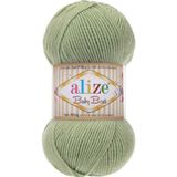 Alize 5 Adet Baby Best 138 Zeytin %10 Bambu - %90 Akrilik (Anti-Pilling Akrilik) / 100 Gr - 240 M