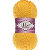 Alize ( 5 Adet ) Cotton Gold 216- Sarı-Mimoza Çiçeği 5 Adet %55 Pamuk - %45 Akrilik / 100 Gr - 330 M