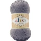 Alize 5 Adet Diva 348 Demir Grisi