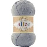 Alize 5 Adet Diva 355 Gümüş