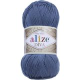 Alize 5 Adet Diva Merserize Ip Yazlık Bikini Bustiyer Bluz Örgü Ipi Havacı 353 - Renkli