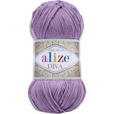 Alize 5 Adet Diva Merserize Ip Yazlık Bikini Bustiyer Bluz Örgü Ipi Menekşe 622