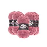 Alize 5 Adet Midi Alize Süperlana Midi Orta Kalın Yünlü İplik 100 gr. 170 mt.204