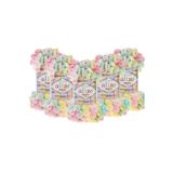 Alize (5 Adet ) Puffy Color El Örgü Ipliği 5'li Paket - 5862 Gökkuşağı - 100 Gr. 9 Mt. Parmak Örgü Ipi