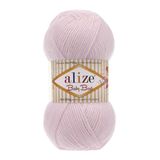 Alize 5 x 100 g örgü ipliği Baby Best Uni, tüylenmeye karşı türk yün (184