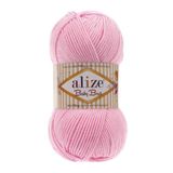 Alize 5 x 100 g örgü ipliği Baby Best Uni, tüylenmeye karşı türk yün (191