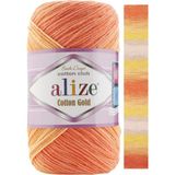 Alize 7687 Cotton Gold Batik 100 gr El Örgü İpi