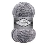 Alize 801 Jaspe Gri Dişi Superlana Maxi El Örgü İpi